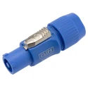 RS PRO IP65 Blue 2P+PE Straight Industrial Power Connector 20A 250V IP65 IP Rating IP65