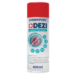 RawlPlug Disinfectant & Sanitiser Liquid Bottle 400 ml R-DEZI-400-EN