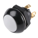 Otto P9 Series Push Button Switch Momentary Panel Mount DPDT White LED IP68 28V dc 115V ac P9-113129