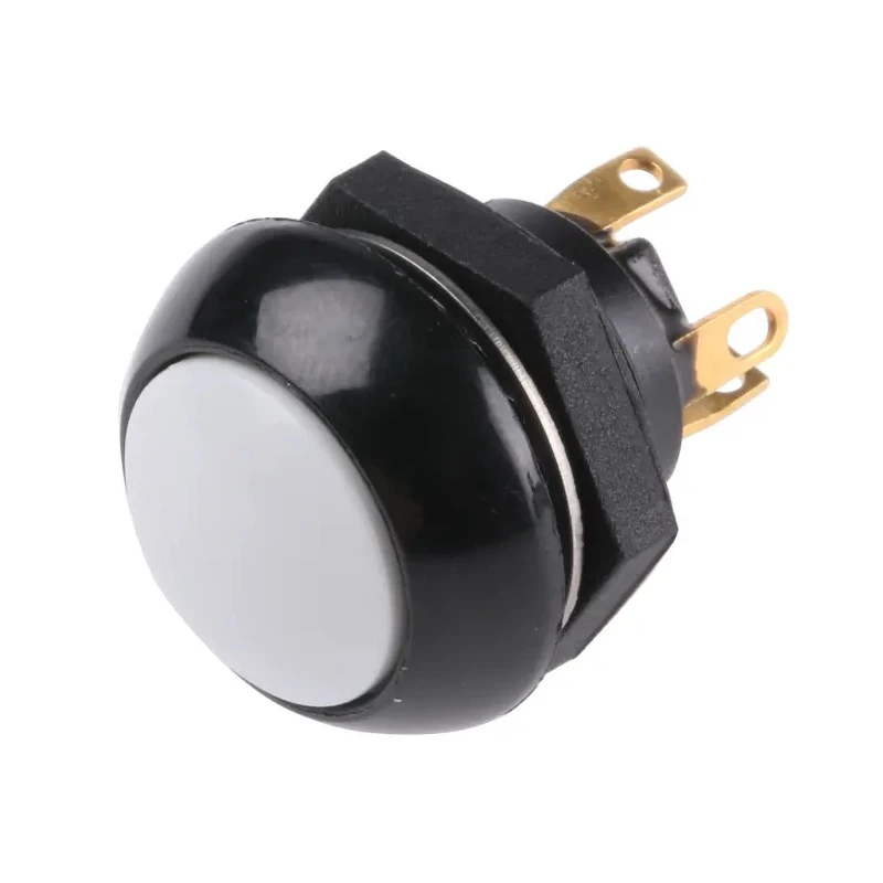 Otto P9 Series Push Button Switch Momentary Panel Mount DPDT White LED IP68 28V dc 115V ac P9-113129