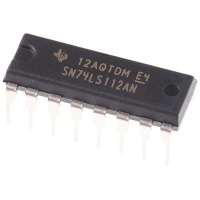 Texas Instruments 2 Flip Flop IC LS 16-Pin PDIP Logic Family SN74LS112AN