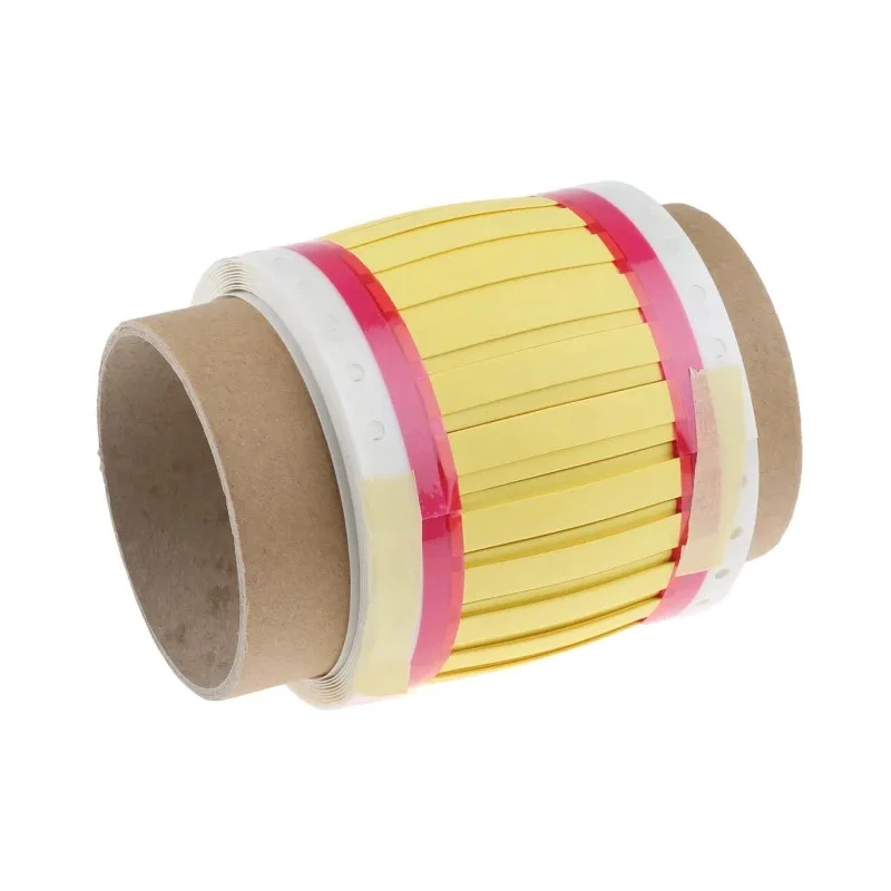 TE Connectivity Yellow Ready Print Heat Shrink Labels 12.7 mm Width, 50 mm Length, 250 Per Pack RPS-18-12/2.0-4
