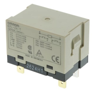 Omron Panel Power Relay 24V AC Coil 25A Switching Current DPST G7L-2A-T AC24