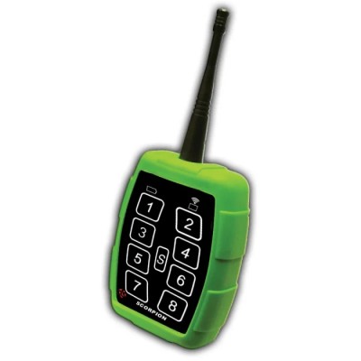 RF Solutions 16-Channel 9 Button Transmitter Remote Control Base Station, 868 MHz, LoRa and FM Modulation SCORPION-8TW16