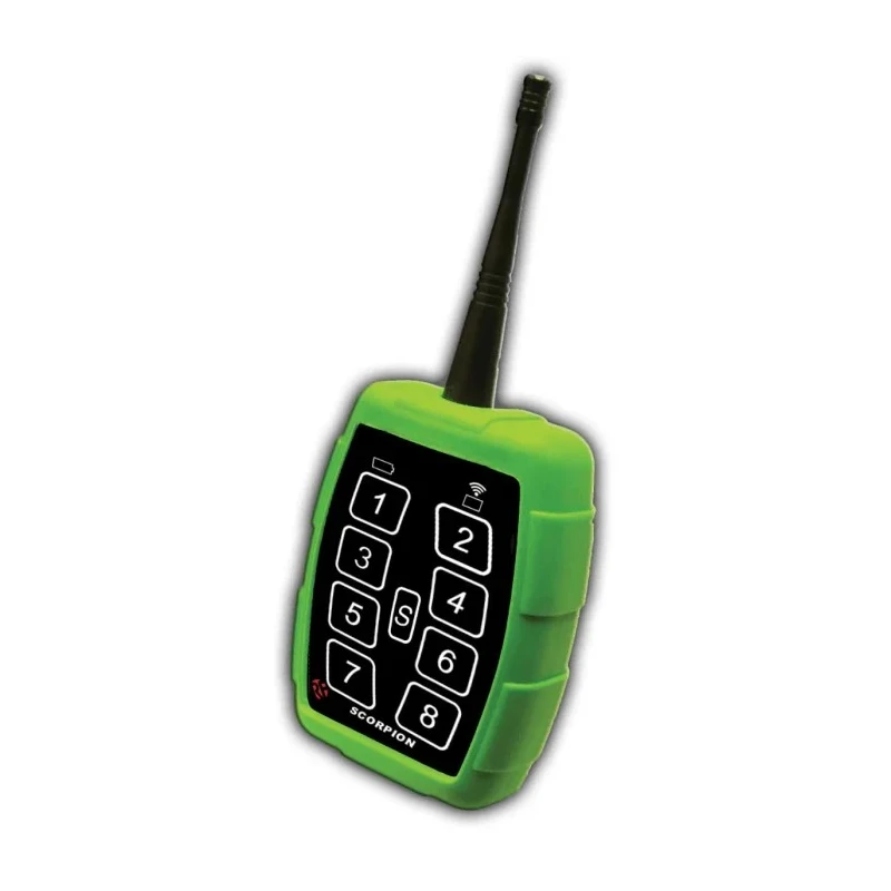 RF Solutions 16-Channel 9 Button Transmitter Remote Control Base Station, 868 MHz, LoRa and FM Modulation SCORPION-8TW16