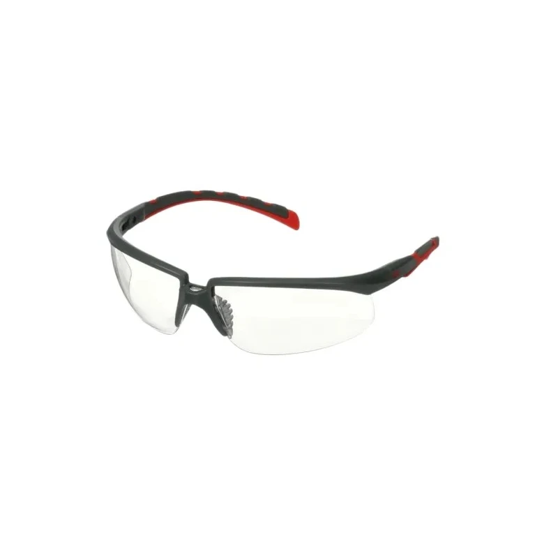 3M 2000 Series Safety Glasses with UV Protection, Anti-Fog and Anti-Scratch Polycarbonate Lens, Impact S2001SGAF-RED