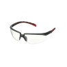 3M 2000 Series Safety Glasses with UV Protection, Anti-Fog and Anti-Scratch Polycarbonate Lens, Impact S2001SGAF-RED