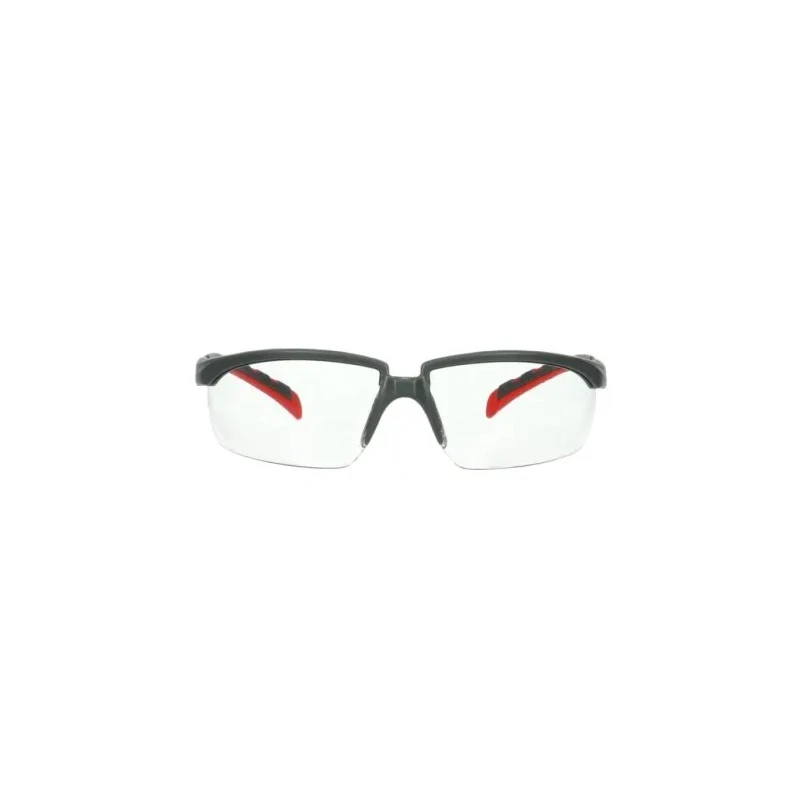 3M 2000 Series Safety Glasses with UV Protection, Anti-Fog and Anti-Scratch Polycarbonate Lens, Impact S2001SGAF-RED