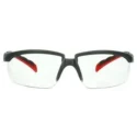 3M 2000 Series Safety Glasses with UV Protection, Anti-Fog and Anti-Scratch Polycarbonate Lens, Impact S2001SGAF-RED