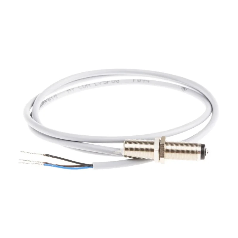 Baumer Barrel Nickel Plated Brass PNP 10 Hz Position Sensor Precision Position Switch, 50mA, IP67 34 mm 8mm MY COM L75P80