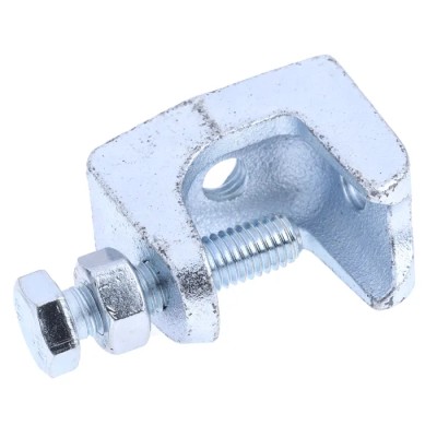 RS PRO Beam Clamp M8, Steel Construction, Maximum Load 60kg, Hole Diameter 8mm, Maximum Flange Thickness 18mm 203-7622