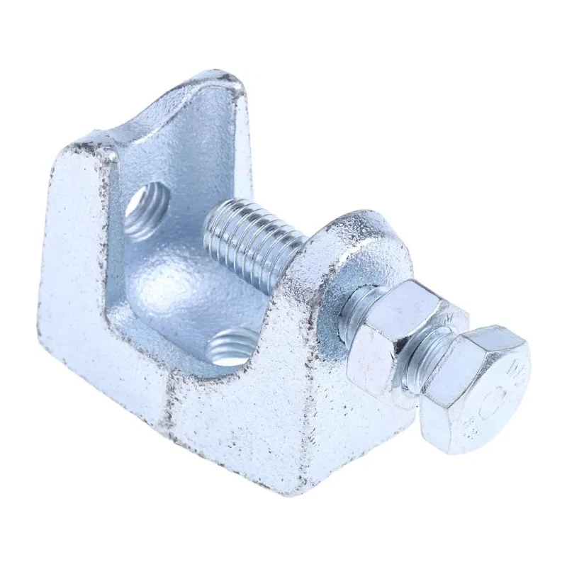 RS PRO Beam Clamp M8, Steel Construction, Maximum Load 60kg, Hole Diameter 8mm, Maximum Flange Thickness 18mm 203-7622