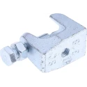RS PRO Beam Clamp M8, Steel Construction, Maximum Load 60kg, Hole Diameter 8mm, Maximum Flange Thickness 18mm 203-7622
