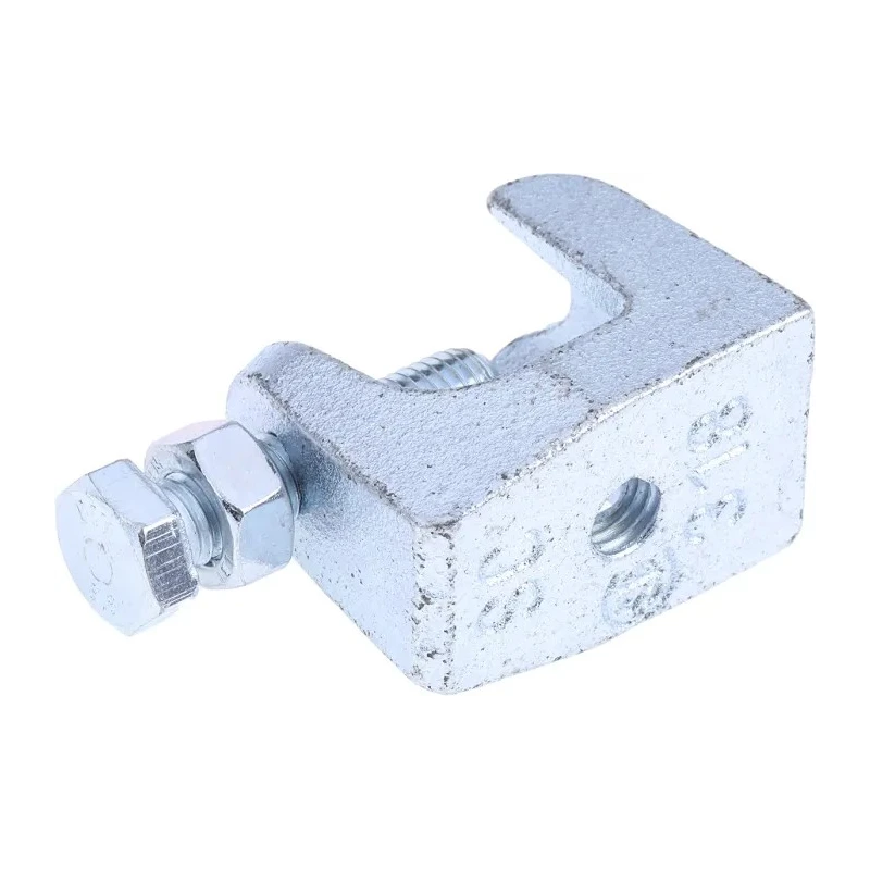 RS PRO Beam Clamp M8, Steel Construction, Maximum Load 60kg, Hole Diameter 8mm, Maximum Flange Thickness 18mm 203-7622
