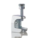 RS PRO Beam Clamp Steel 60kg Load Capacity, 18mm Maximum Flange Thickness 203-7616