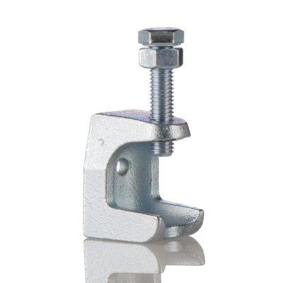 RS PRO Beam Clamp Steel 60kg Load Capacity, 18mm Maximum Flange Thickness 203-7616