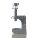 RS PRO Beam Clamp Steel 60kg Load Capacity, 18mm Maximum Flange Thickness 203-7616