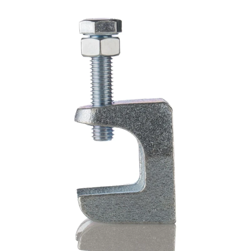RS PRO Beam Clamp Steel 60kg Load Capacity, 18mm Maximum Flange Thickness 203-7616