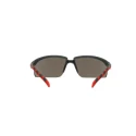 3M 2000 Safety Glasses, Anti-Scratch, Anti-Fog Coating, Grey Polycarbonate Lens, Plastic Half Frame S2002SGAF-RED