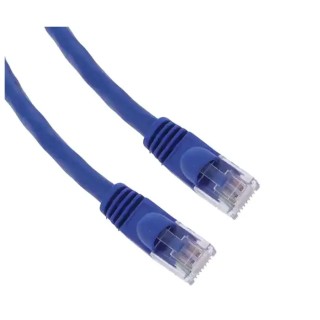 RS PRO Cat6 Ethernet Cable 3 m Blue RJ45 Male to RJ45 Male U/UTP PVC Jacket 80V 237-8625