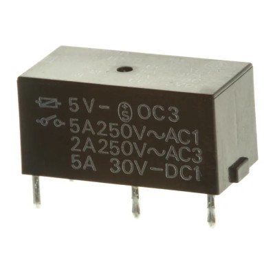 Omron PCB Power Relay 5V DC Coil 5A Switching Current SPST G6B-1114P-US-SV DC5