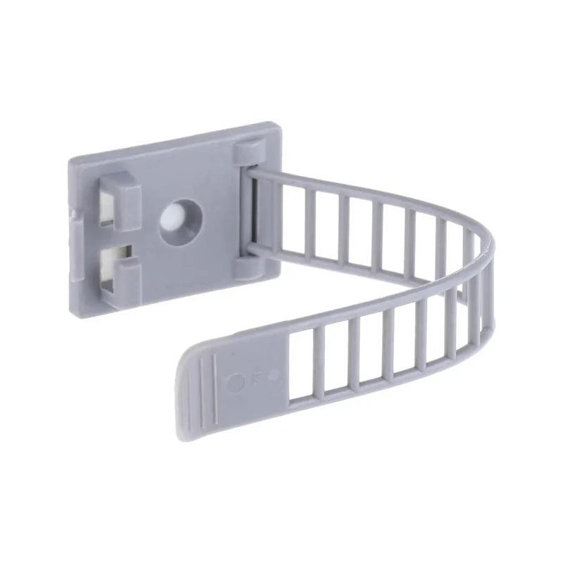 RS PRO Grey Nylon Self-Adhesive Adjustable Cable Clip 22 mm Max. Bundle Diameter 30.5 x 21 x 90 mm 404-449
