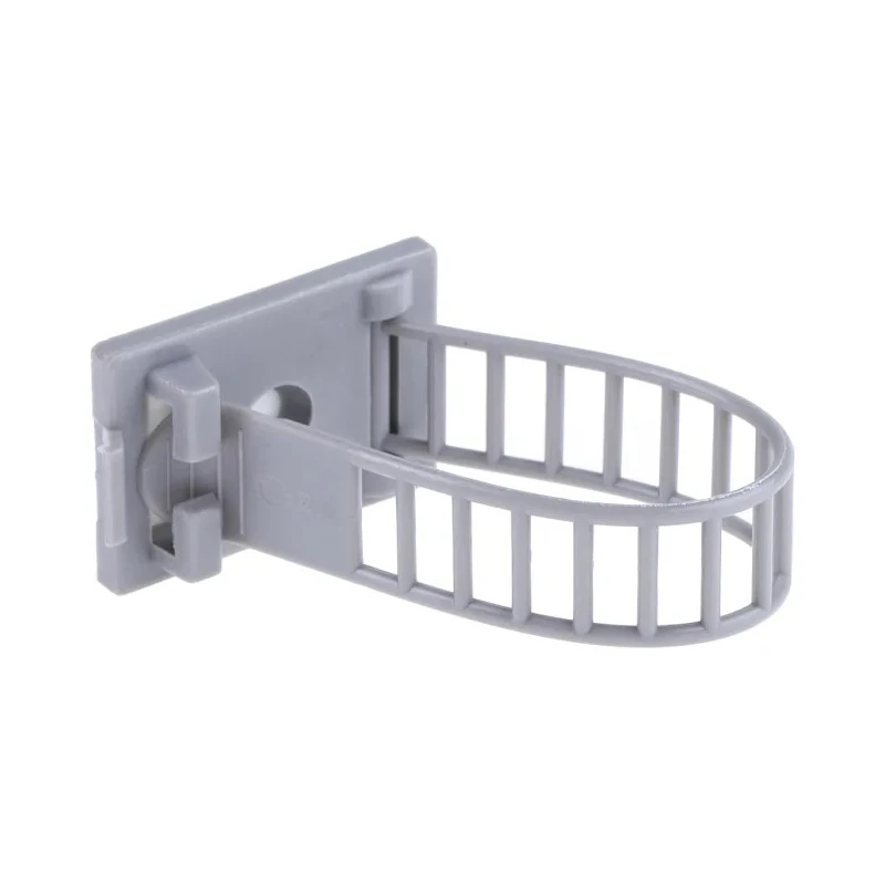 RS PRO Grey Nylon Self-Adhesive Adjustable Cable Clip 22 mm Max. Bundle Diameter 30.5 x 21 x 90 mm 404-449