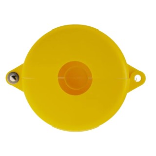 Brady Polypropylene Gate Valve Lockout Yellow 9.53 mm Shackle Diameter GATE VALVE LOCKOUTS GVLO 2.5-5 YELLOW