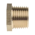 RS PRO Brass Threaded Fitting Straight 1/2 In Reducer Bush Male BSP 1/2 in to Female BSP 1/4 in 203-9022