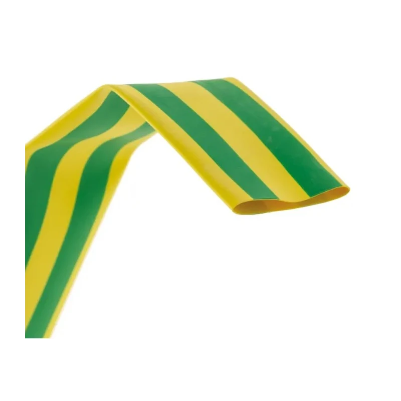 HellermannTyton Halogen Free Heat Shrink Tubing Green Yellow 18 mm Sleeve Dia. x 4m Length 308-31807 HIS-3-18/6-PO-X-GNYE