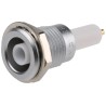 LEMO 1S Series Coaxial Connector Panel Mount Female Circular Coaxial Straight Body Solder ERA.1S.405.CTL