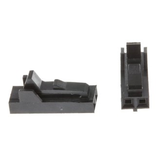 TE Connectivity AMPMODU MTE Female Connector Housing 2 Way 1 Row Straight 2.54 mm Pitch 104257-1
