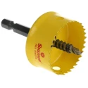 Starrett 35 mm Diameter High Speed Steel Bi-Metal Drill Bit for Wood Mild Steel Sheet Plasterboard CSC35