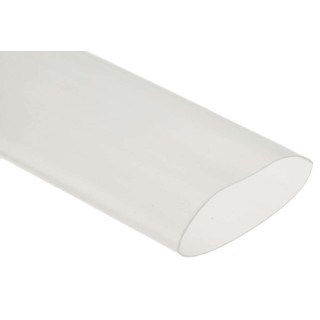 RS PRO Halogen Free Heat Shrink Tubing Clear 25.4 mm Sleeve Diameter x 1.2 m Length 2:1 Ratio 399-978