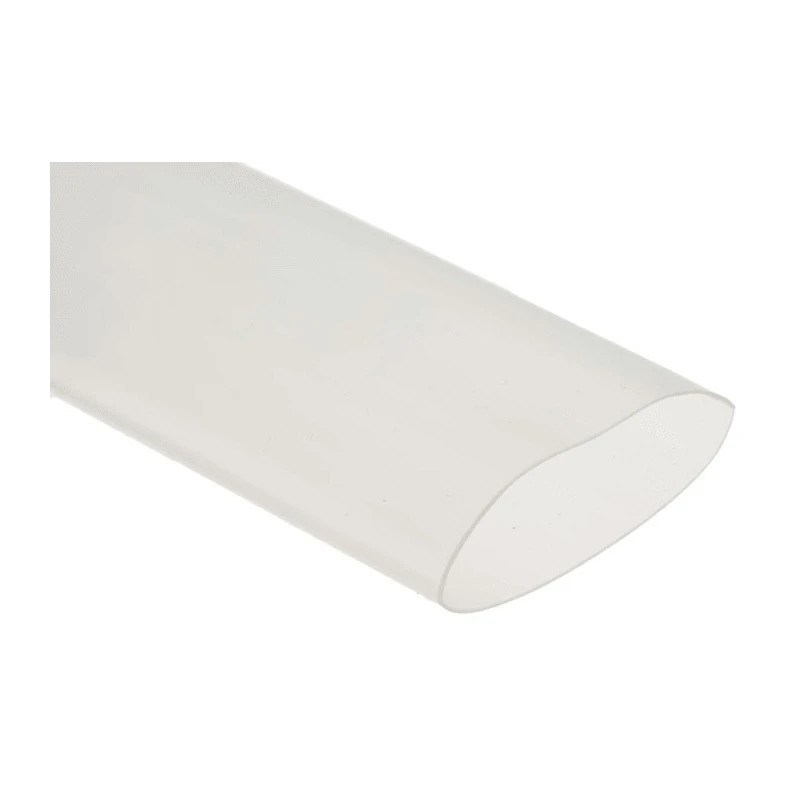 RS PRO Halogen Free Heat Shrink Tubing Clear 25.4 mm Sleeve Diameter x 1.2 m Length 2:1 Ratio 399-978