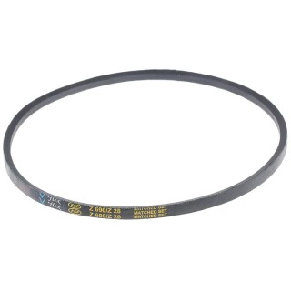 RS PRO Drive Belt Classical Belt Polyester Cord Rubber Polyethylene Terephthalate Material Z Section 698mm Outside 471-714