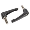RS PRO Stainless Steel Clamping Lever M12 x 32 mm Die Cast Zinc Handle Black 478-270