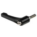 RS PRO Stainless Steel Clamping Lever M6 x 16 mm Die Cast Zinc Handle Black 42mm Length 478-866
