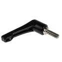 RS PRO Stainless Steel Clamping Lever M6 x 16 mm Die Cast Zinc Handle Black 42mm Length 478-866