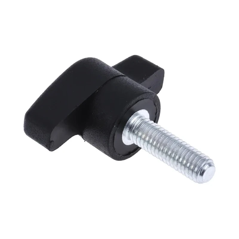 RS PRO Black Thermoplastic Wing Clamping Knob Threaded Stud 35 mm Diameter Model 478-444