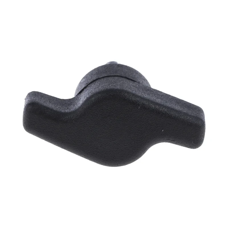 RS PRO Black Thermoplastic Wing Clamping Knob Threaded Stud 35 mm Diameter Model 478-444