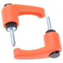 RS PRO Clamping Lever, M5 x 20 mm Thread, Thermoplastic Handle, Steel Shaft, Orange 478-399