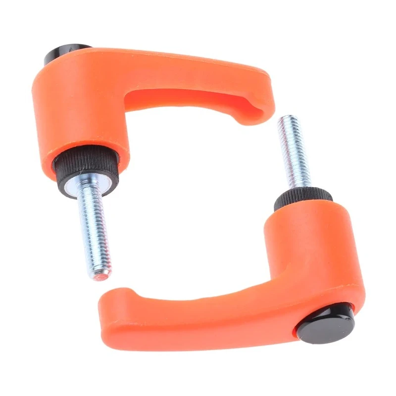 RS PRO Clamping Lever, M5 x 20 mm Thread, Thermoplastic Handle, Steel Shaft, Orange 478-399