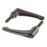 RS PRO Stainless Steel Clamping Lever M10 x 32 mm Black Die Cast Zinc Handle Steel Shaft 478-898