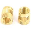 RS Pro Brass Threaded Insert M3.5 Flush, 5.4 mm Flange Diameter, 4.8 mm Fixing Hole Diameter, 7.1 mm Depth 204-0615