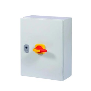 Eaton Enclosed 3-Pole Switch Disconnector Surface Mount 690V AC 125A IP65 197325 DMM-125/3/SE4/P-R