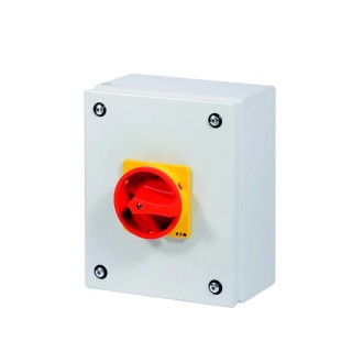Eaton Fuse Switch Disconnector, 3-Pole, Surface Mount, 690V AC, 80A Fuse Current, 63A Switching 197362 P3-63/SE3/SVB