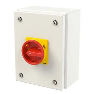Eaton Enclosed Surface Mount 1-Pole Switch Disconnector, 20 A, 690V AC, IP65, Series T0 197384 T0-1-8200/SE1/SVB