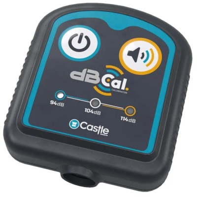 Castle Sound Level Calibrator ±0.4 dB Accuracy, 114 dB Output, 1kHz Frequency, Microphone Size 45689in 01GA612