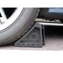 RS PRO Rubber Wheel Chock Rubber, Black 175mm x 100mm x 145mm 1.7kg 204-1754